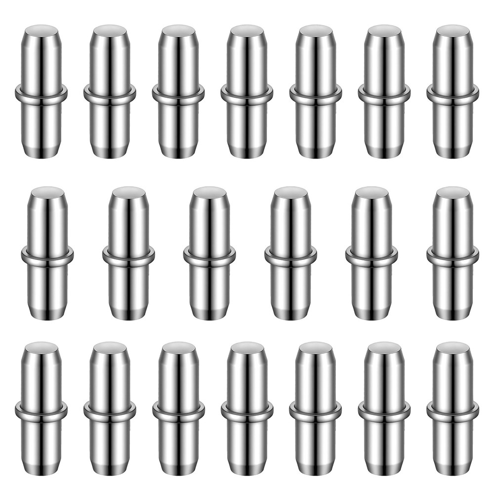20 PCS Shelf Pins for Wood Shelving, Stainless Steel Shelf Pegs Shelfs Holder…