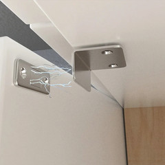 2pcs Magnetic Door Catch Latch: Invisible Drill-Free Cabinet & Sliding Lock