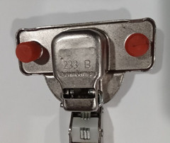 New GRASS 125-degree Clip Hinge, 233 B, Full Overlay, Self-Close