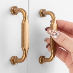 3 Inch Hole Centers Antique Brass Footed Kitchen Cabinet Pull Handle ZP2302 |…