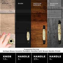 – 10 pcs Oil Rubbed Bronze Cabinet Handle Pulls with 5 inch Hole Centers for …