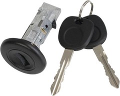 15298923 Ignition Switch Lock Cylinder with 2 Keys for 2003-2006 Chevy GMC Silve