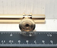 4 – Amerdeco Brushed Gold Luxury Cabinet Drawer Pulls 11 Inch Long C to C 8 7/8″