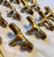 22 Michael Aram Twig Brass Drawer or Cabinet Pulls Knobs