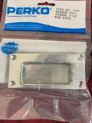 Perko Cabinet Pulls Handles Chrome Plated Zinc 3-11/16” X 1-11/16” Cat# 1110 DP