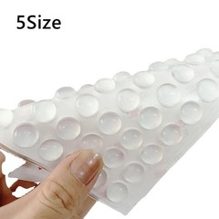 100 Pcs Cabinet Door Rubber Self Adhesive Bumpers Sound Dampening Clear Bumper