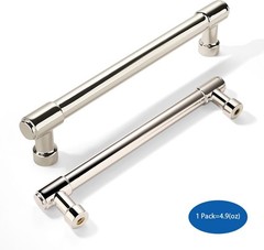 10 PCS 5 Inch Polished Nickel Cabinet Pulls Drawer Cupboard Handle Hardware