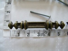 National Lock lot of 10 vintage 1970s metal drawer PULLS HANDLES 5 1/8″ long