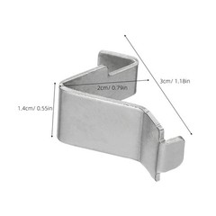60 Pcs Metal Shelf Clips Brackets Iron Support For Cabinet Shelving And Storage