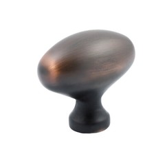 25x 1-31/32″ Classic Football Brushed Oil-Rubbed Bronze Door Drawer Cabinet Knob