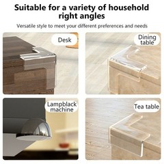 4pc Clear Rubber Furniture Corner Edge Baby Safety High Quality Corner Protector