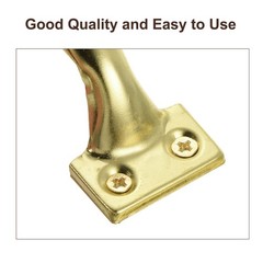 8pcs 5 Inches Gate Handle with Screw for Kitchen Closet Door Gold