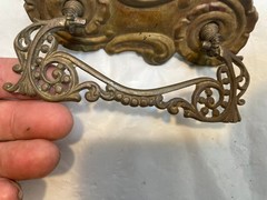 Antique Brass Drop Bail Handles Drawer Pulls Gold – Lot of 2