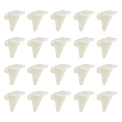 50pcs 5mm Plastic Shelf Support Pegs for Book Shelves Shelf Bracket Holder Peg