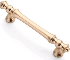 Asidrama 10 Pack 3.75 Inch(96mm) 3.75" Hole Center, Brushed Brass