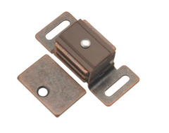 5) Hickory Hardware P651-STB 1″ x 2-3/8″ Magnetic Catch in Statuary Bronze Finis