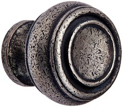 MNG Hardware 85064 Balance Cabinet Hardware Knob, 1-1/4, Distressed Pewter