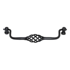 Top Knobs Normandy Twisted Wire Bail Pull 6 1/4″ (160mm) Ctr Patina Black M662