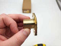 Eagle Lock Co Drawer Lock 7/8″ L x 0.85″ D Cylinder Bright Brass 711 1A Series