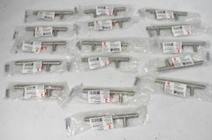 Lot of 16 Richelieu Center Washington Handle Brushed Nickel Cabinet Door Pulls