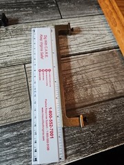 One Ethan Allen 6″ Hole Centers Brushed Bronz Cabinet Pulls Cabinet Pull