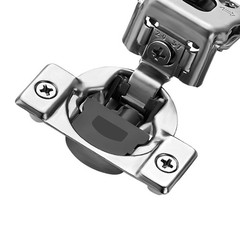 Ravinte 10 Pack 5 Pairs 1-1/4 inch Overlay Overlay, Satin Nickel