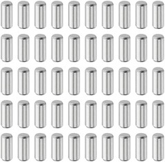 50Pcs 5mm x 12mm Dowel Pins, 304 Stainless Steel Cylindrical Shelves Support Peg