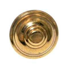 Belwith Manor House Lancaster Hand Polished Brass 1 1/4″ Cabinet Knob P8103-LP