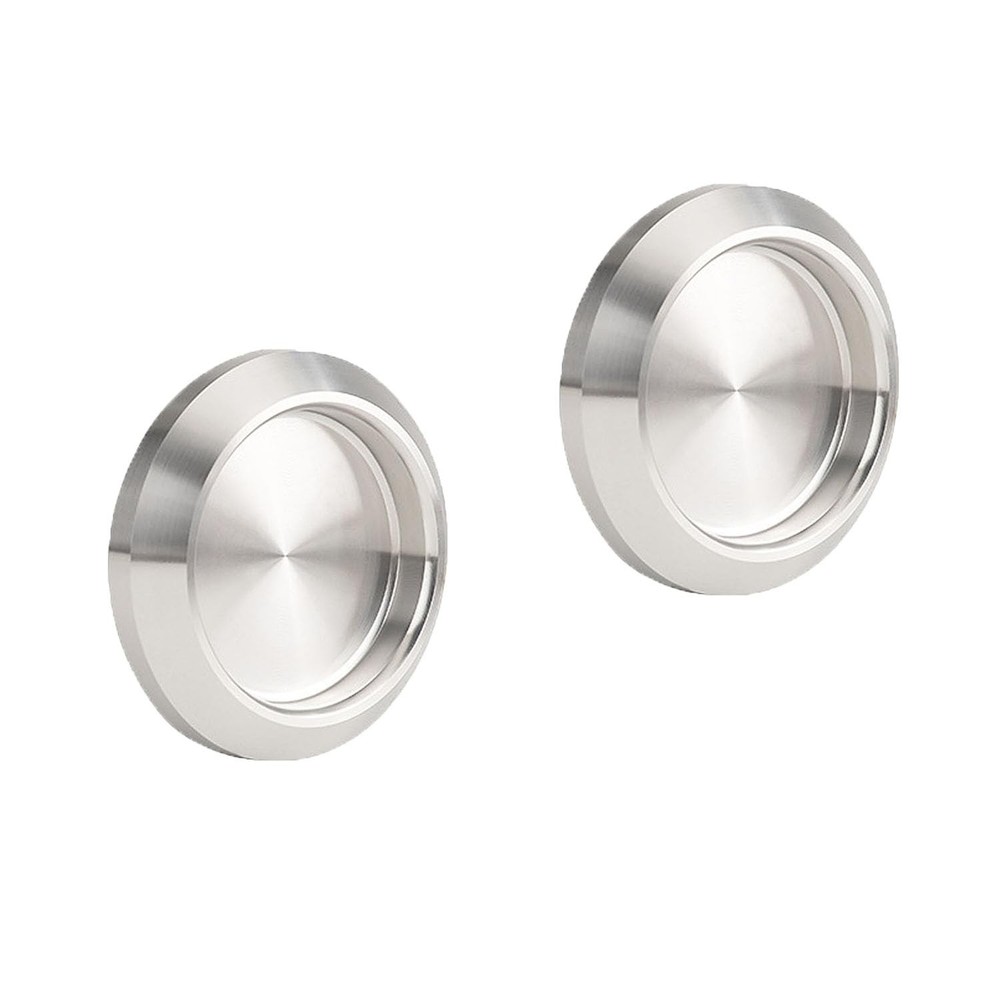 2 PCS 304 Stainless Steel Cabinets Handle Finger Pull,Sliding Closet Door Har…