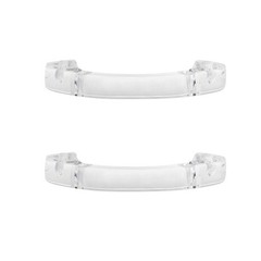 Set of 6 Clear Acrylic Cabinet Handle Pull Hardware Furniture Connection Arch…