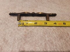 Drawer Cabinet Door Pull Handle Gold Brass Tone Ornate Vintage Center 3″