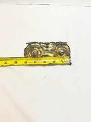 Antique Brass Drop Bail Handles Drawer Pulls Gold – Lot of 2