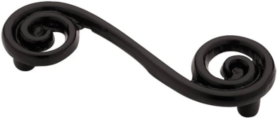 3″ Swirl Pull Black