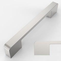 Amerdeco Satin Nickel Cabinet Pulls 5″ Handles 128mm (9 pcs)