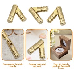 50Pcs Invisible Brass Barrel Hinges, Brass Concealed Hinge, Small Barrel Hing…