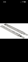Pair Full Extension 100-lb Ball Bearing Drawer Slides 10″-24″