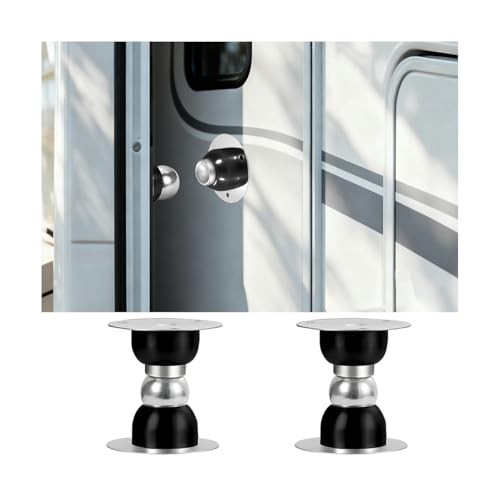 Zpana 2PCS Magnetic Door Holder for RV, Strong Magnetic Vehicle Door 59MM Black