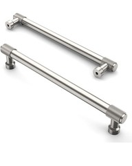 Asidrama 10 Pack 6.3 Inch(160mm) Brushed Satin Nickel Cabinet Pulls