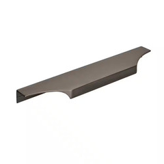 Extent 8-9/16 In. (217Mm) Modern Black Chrome Cabinet Edge Pull