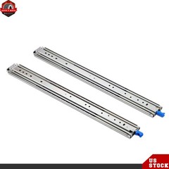 1 Pair 26 Inch Locking Drawer Slides Full Extension & Lock 500 lbs Load Capacity