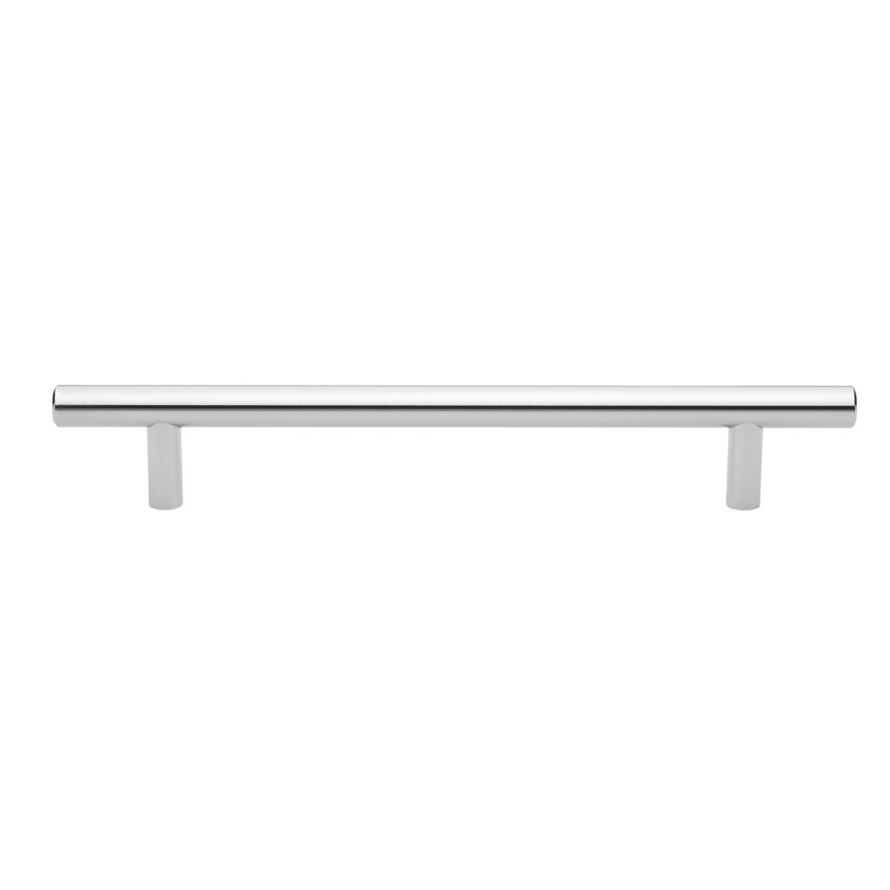GlideRite 6-1/4″ CC Solid Steel Bar Pull Polished Chrome – 5003-160-PC