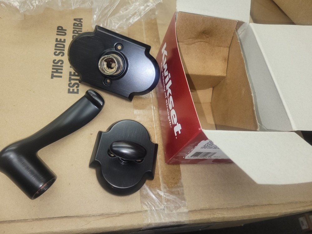 1 Kwikset 966AUL 11P LH Austin Lever Interior Pack Venetian Bronze 99660-139