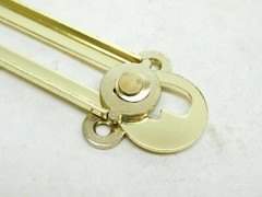 ONE Friction Lid Locking Supports Steel Brass Finish Universal Mount 8″ Lift ES