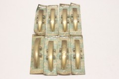 Lot/8 Vintage Amerock 1530 Brass Cabinet Door Dresser Drawer Pull Hardware E3