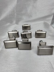 Lot of 7 Stainless Steel Cabinets Door Knobs 1 1/2 X 3/4