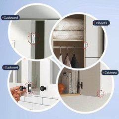 10pcs Magnetic Cabinet Door Catch Ultra Thin Drawer Magnet Lock – NEW