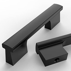 Pack 3 Inch(76mm) Cabinet Pulls Kitchen 3″ Hole Center(76mm) 10 Matte Black