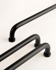 5 PCS 163/8 Inch Matte Black Extra Long Cabinet Door Pulls Bathroom Vanity
