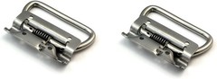 2 Pack Heavy Duty Chest Handles 304 Stainless Steel Box Handle Pulls Silver Tone