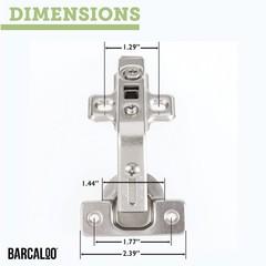 Lazy Susan Cabinet Hinges 135 Degree Self Closing Corner Hinges Set